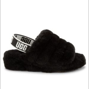 UGG Fluff Yeah Shearling Slingback Slippers